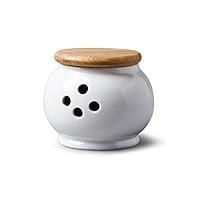 Algopix Similar Product 20 - Cks Garlic Storage Pot with Beech Lid