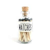 Algopix Similar Product 7 - Black Tip Colored Matches Match Sticks