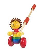 Algopix Similar Product 11 - Orange Tree Toys  Lion  Wooden Push