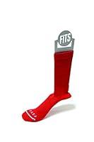 Algopix Similar Product 8 - FITS Light Hiker – Crew Socks, Red, XL
