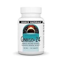 Algopix Similar Product 19 - Source Naturals Ginkgo24  Ginkgo