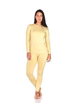 Best Deal for Thermajane Women's Ultra Soft Thermal Underwear Long Johns