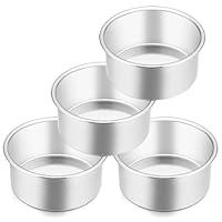 Algopix Similar Product 16 - Efar 4 Inch Small Cake Pan Set of 4