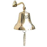 Algopix Similar Product 8 - Benzara Estonia Ship Bell Fire Engraved