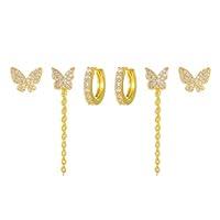 Algopix Similar Product 7 - Yomlry Gold Plated Earrings Dainty