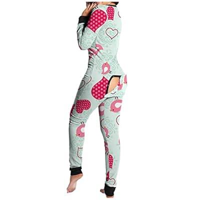 SWOMOG Couple Matching Pajamas Set Christmas Pjs Long Sleeve Pajamas Set  Printed Pajamas for Adult Plaid Pants with Pockets : : Clothing