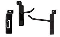 Algopix Similar Product 11 - SSWBasics Slatwall Hook Bundle  Pack
