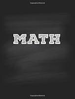Algopix Similar Product 2 - Math Notebook College Ruled Single