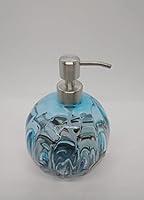 Algopix Similar Product 12 - Hand Blown Glass Soap pump Hand Blown