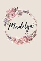 Algopix Similar Product 11 - Madelyn notebook personalized name