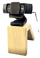Algopix Similar Product 8 - Solid Wood Webcam Stand (Pickled Poplar)