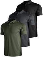 Algopix Similar Product 17 - Mens 3 Packs Quick Dry Golf Polo