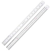 Algopix Similar Product 5 - PICAGER InchMetric Metal Ruler 16