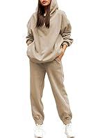 Algopix Similar Product 7 - Linsery Hooded Loose Workout Set for