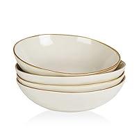 Algopix Similar Product 18 - famiware Large Pasta Bowls Set of 4