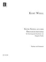 Algopix Similar Product 1 - 6 Six Songs from Threepenny Opera for
