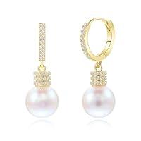 Algopix Similar Product 2 - Pearl Drop Dangle Earrings Earings