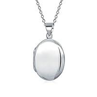 Algopix Similar Product 15 - Medium Simple Dome Oval Photo Lockets