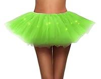 Algopix Similar Product 1 - Simplicity Neon Tutu Womens LED Light