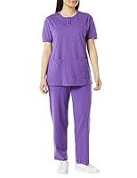 Algopix Similar Product 2 - AmeriMark Womens Henley Pant Set Short