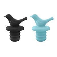 Algopix Similar Product 15 - OGGI Little Bird Silicone Wine Corks 2