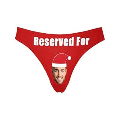 Best Deal for Custom Funny Face Thong for Woman Personalized Funny