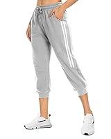 Algopix Similar Product 5 - KaiDi Womens Capri Joggers Jersey