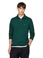 Algopix Similar Product 10 - Tommy Hilfiger Mens Long Sleeve Polo