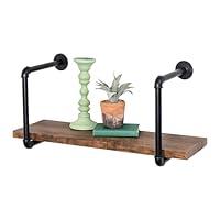 Algopix Similar Product 17 - HoneyCanDo Industrial Pipe Shelf