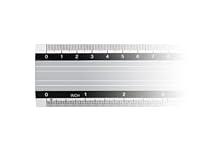 Algopix Similar Product 11 - MR 18500000 Ruler Aluminium cminch