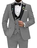 Algopix Similar Product 13 - 3 Piece Mens Suits Slim Fit Tuxedo