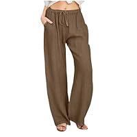 Algopix Similar Product 2 - Linen Pants Women Summer Casual