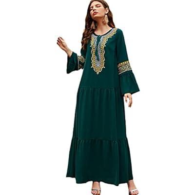 Eid Kaftan Batwing Abaya Dubai Turkey Arabic Muslim Long Dress