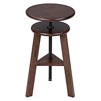 Algopix Similar Product 1 - MEEDEN Walnut Drafting Stool with Solid