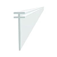 Algopix Similar Product 16 - Channel Shower Seal, Clear, 2 m