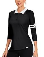 Algopix Similar Product 8 - 34 Sleeve Black Equestrian Shirts for