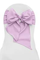 Algopix Similar Product 9 - LA Linen Polyester Poplin Chair Bow
