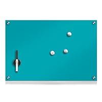 Algopix Similar Product 18 - Zeller 11658 Glass Memo Board Petrol