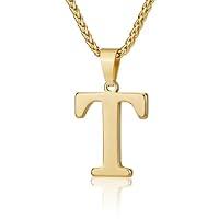 Algopix Similar Product 9 - Suweibuke Initial Necklace for Men