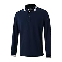 Algopix Similar Product 20 - VEBOON Polo Shirts for Men Casual Long