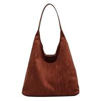 Algopix Similar Product 10 - Hobo Bags For Women Suede Purses For