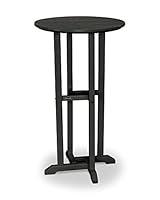 Algopix Similar Product 7 - POLYWOOD RBT124BL Traditional 24 Round