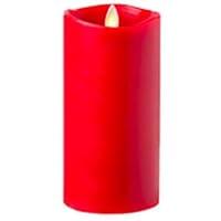 Algopix Similar Product 14 - Luminara 6" Apple Red Flameless Candle