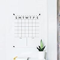Algopix Similar Product 1 - Acrylic Calendar Dry Erase Calendar for