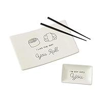Algopix Similar Product 16 - Enesco Name is Mud Sushi Set with