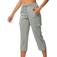 Algopix Similar Product 10 - Hiking Pants Women Cargo Capri Pants