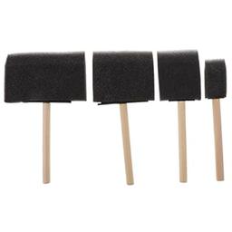 200 Pack Foam Brush Bulk Sponge Brushes Includes 100 Pcs 1 Inch Foam Brush  and 100 Pcs 2 Inch Foam Paint Brushes Art Supplies for Painting DIY and  Wood Staining