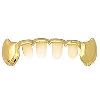 Algopix Similar Product 7 - Hip Hop 14K Gold Plated Half Lower