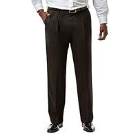 Algopix Similar Product 7 - Haggar Mens Classic Fit Soild Stretch
