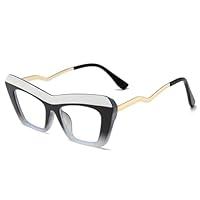 Algopix Similar Product 3 - HAMFCK Square Women Glasses Frame Punk